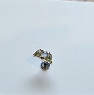 BVLA Irisa 3 Peridot & Labradorite Threaded End